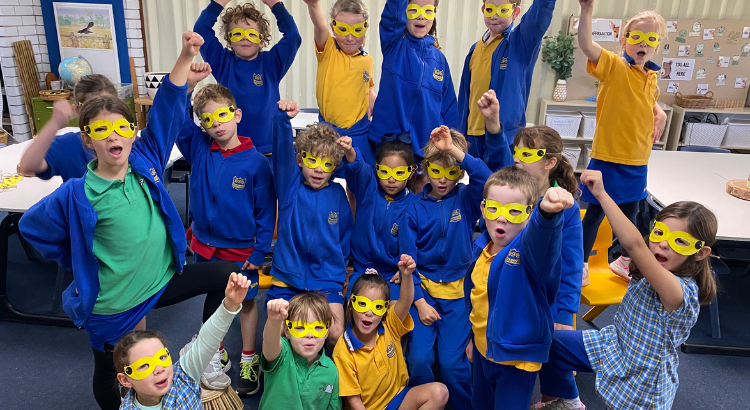 Image for Marmion Primary are burn safe superheroes!